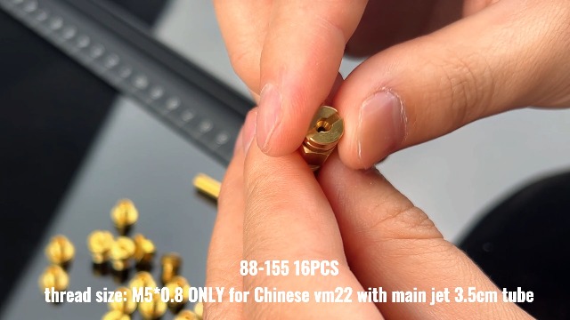 Amazon.com: YAMAKATO M5*0.8 Chinese VM22 Main Jet Kit for Mikuni